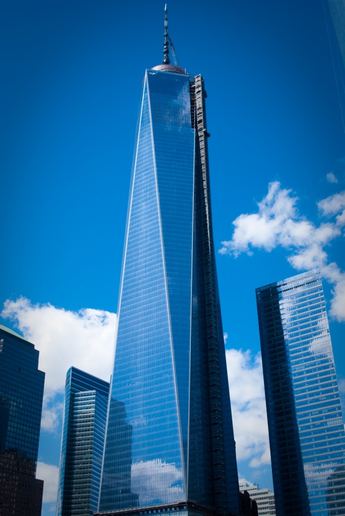 12-JUN-2013: One of my favorite images of the year, the new One World Trade Center in NYC. Where does the sky end? Where do the buildings begin?