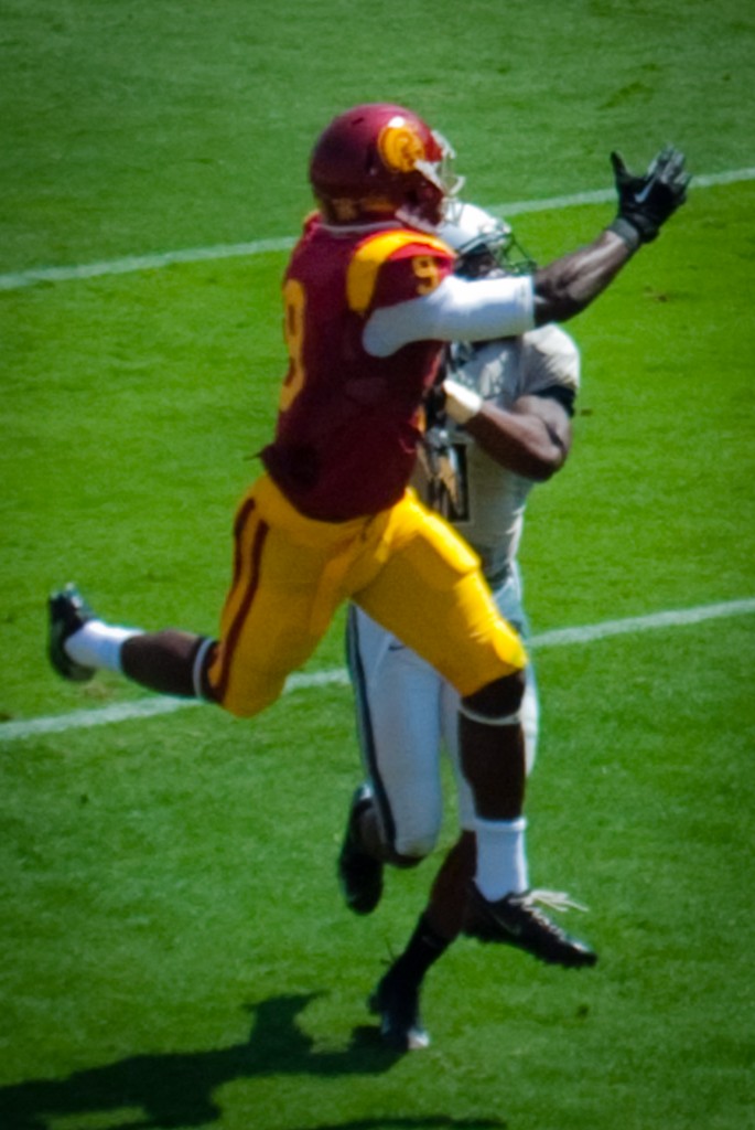 21-SEP-2013: Though this would fall incomplete, it's a great look at Marqise Lee's athleticism.