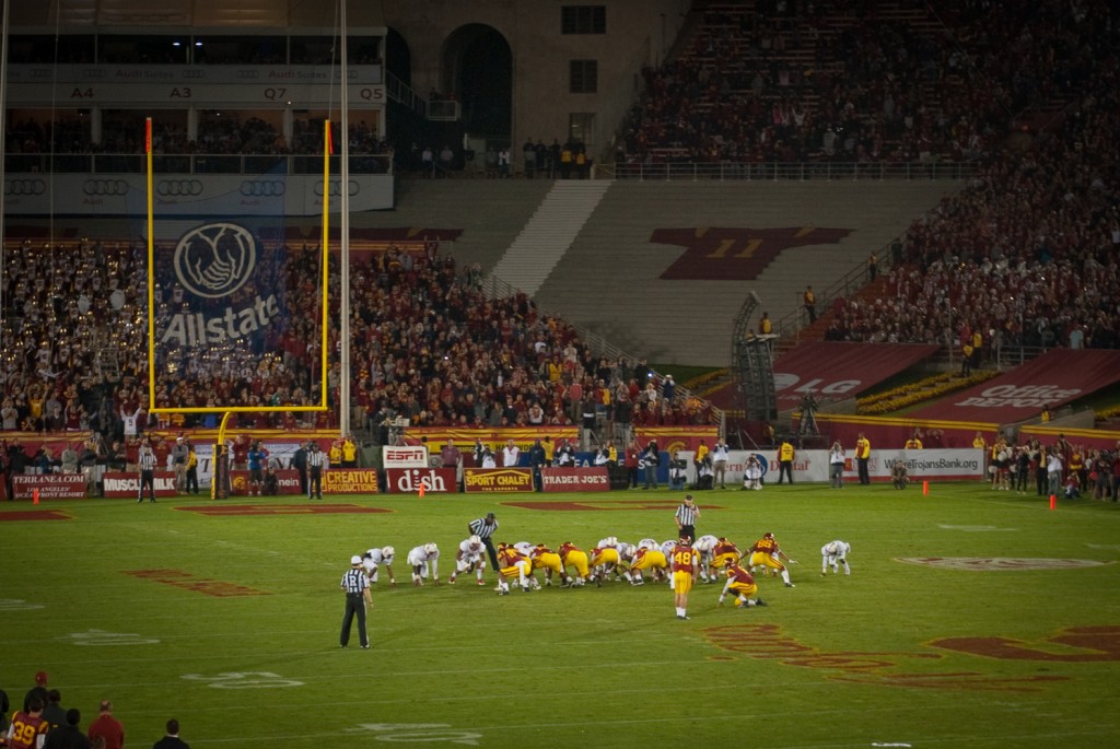 16-NOV-2013: The moment just before a sort of catharsis. USC 20, No. 5 Stanford 17.