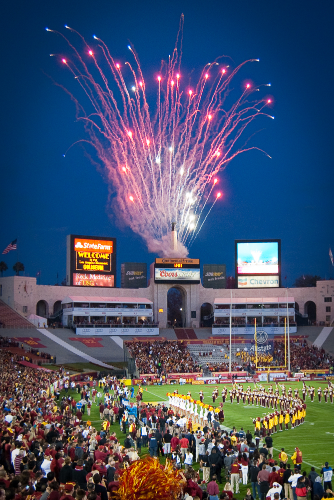30-NOV-2013: These were just about the last fireworks for USC fans at the annual Crosstown Showdown.