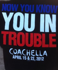 Compton and Long Beach got back together at Coachella with incredible results, including this great t-shirt.
