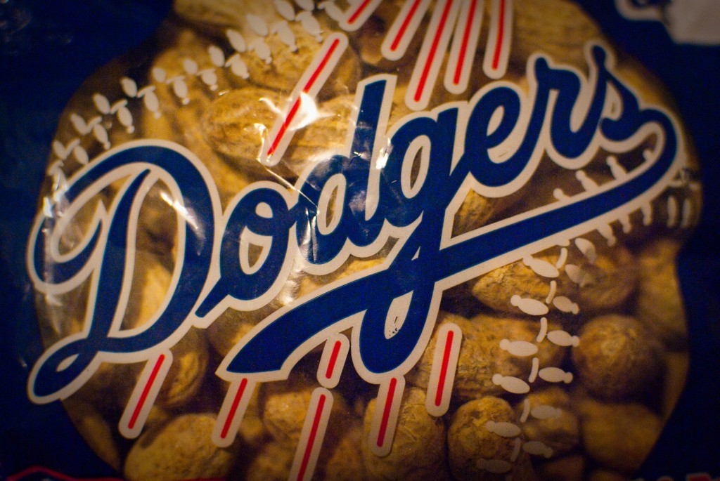 28-MAY-2013: Dodgers-Angels on a Tuesday night? Not a bad time for a bag of peanuts.