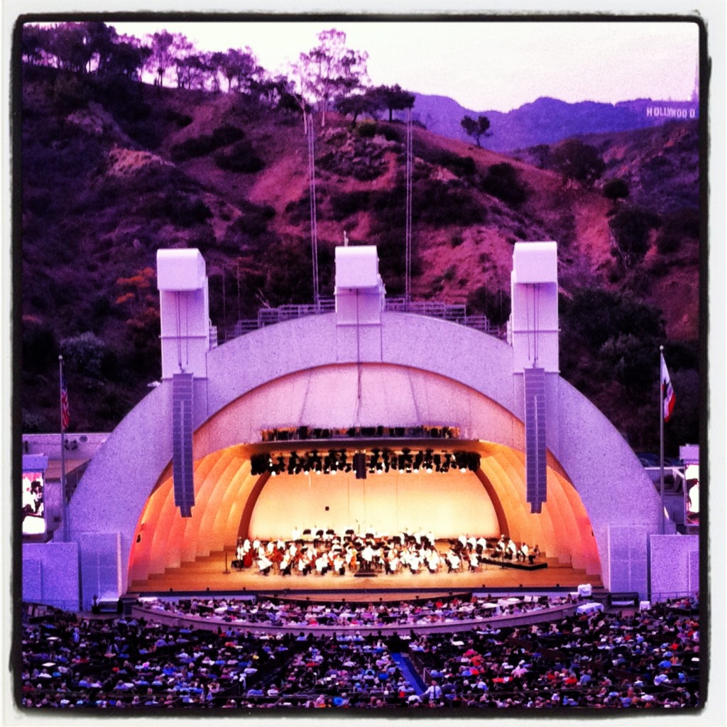 11-JUL-2013: Nothing like a summer night at the Hollywood Bowl. This one's an Instagram image.