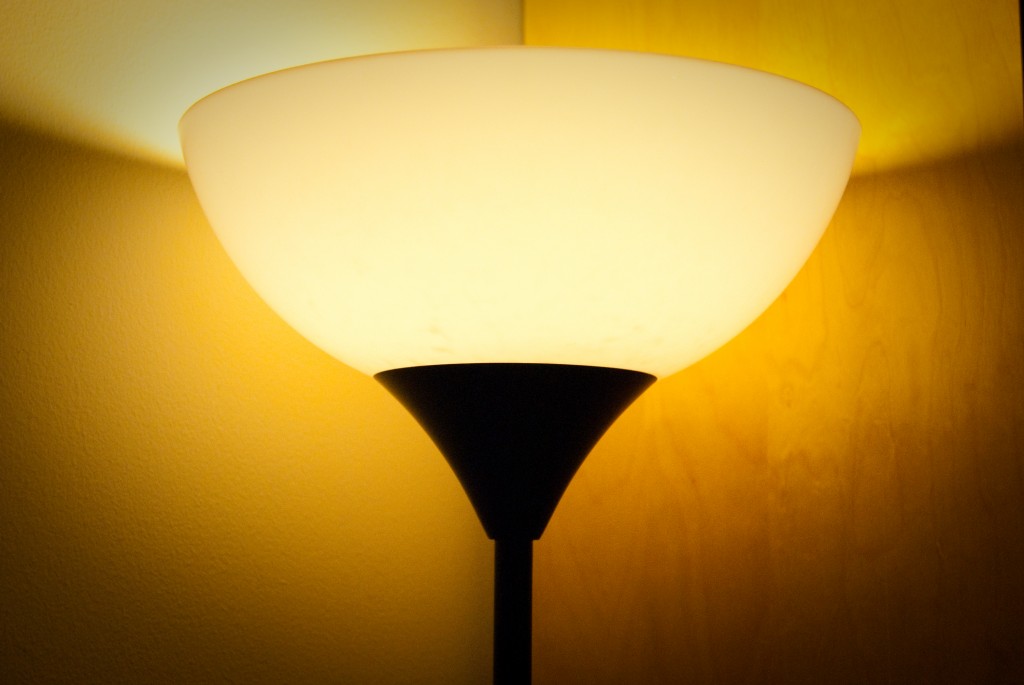 16-JUL-2013: Awesome shapes and angles in this simple lamp image.