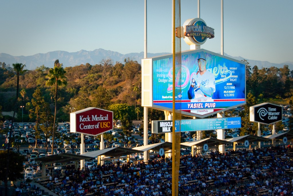 30-JUL-2013: A perfect Tuesday night at Dodger Stadium for a visit from the Yankees.