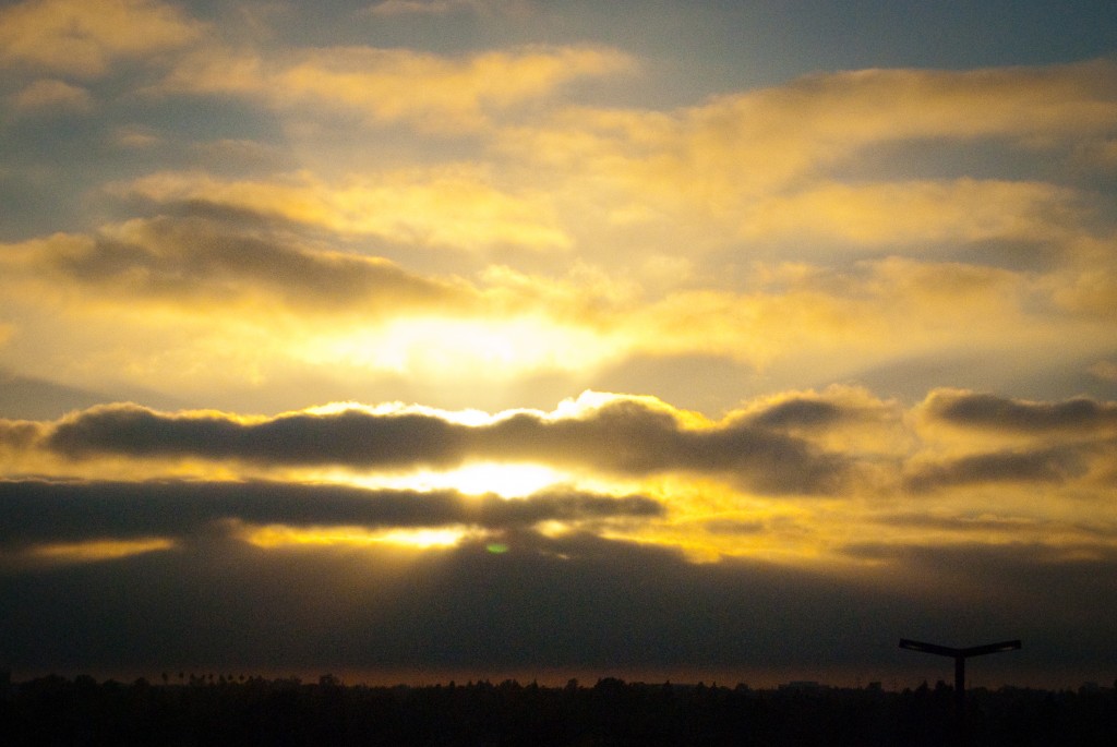 17-SEP-2013: Stellar sunset from my office window in Orange County.